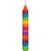 Candle rainbow stripes : Waldorf celebrations ring accessory - Glückskäfer