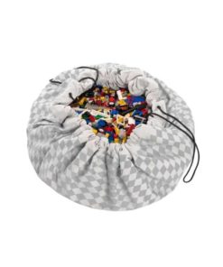 Diamond grey play bag : Play mat and storage bag - Play & Go1