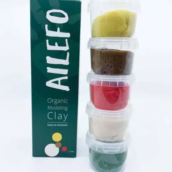 Organic modeling clay Bobba colours - small box Ailefo
