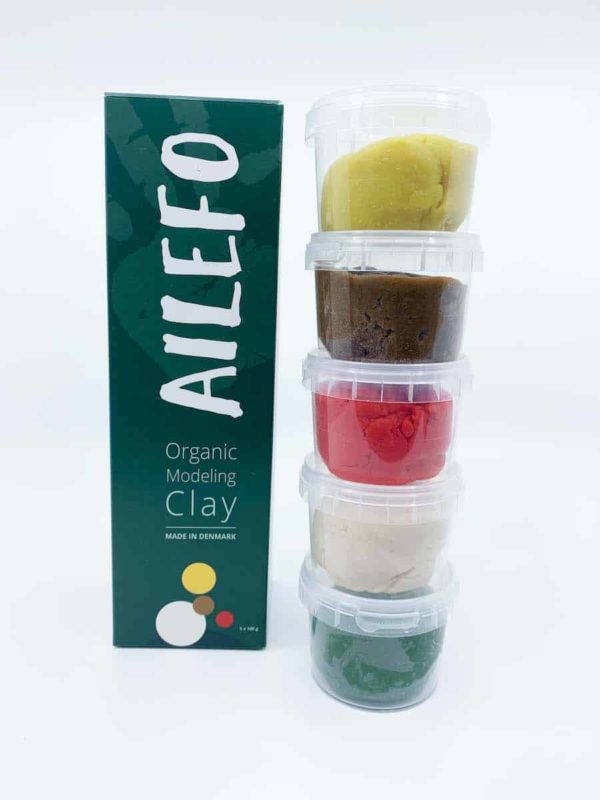 Organic modeling clay Bobba colours - small box Ailefo