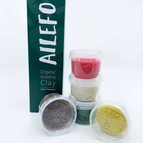 Organic modeling clay Bobba colours - small box Ailefo