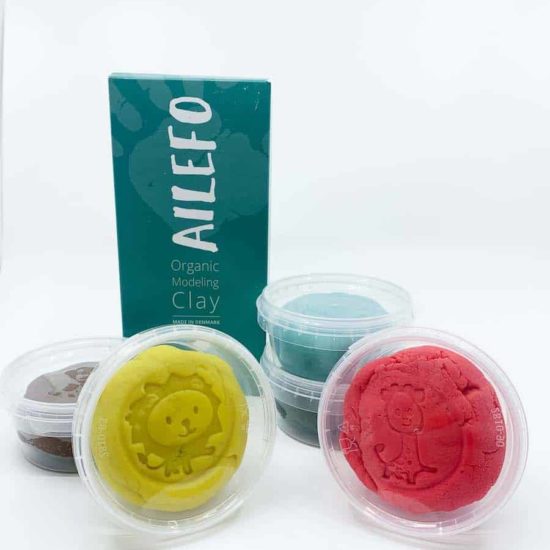 Pâte à modeler organique : couleurs printemps grande boite – Ailefo