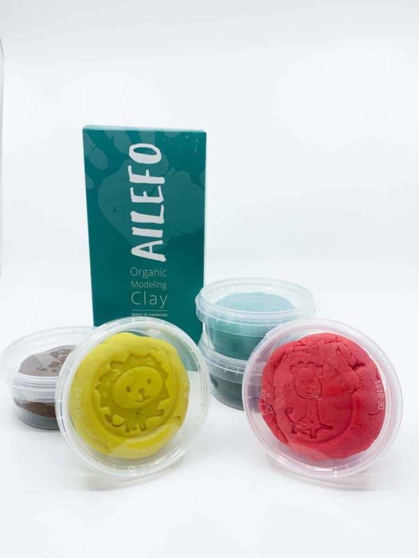 Pâte à modeler organique : couleurs printemps grande boite – Ailefo