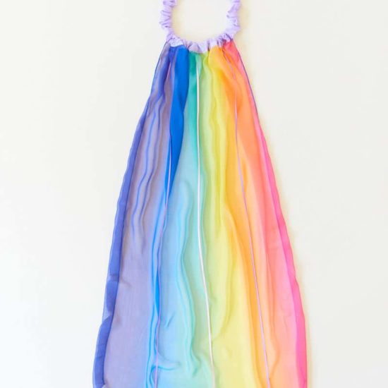 Rainbow veil - Sarah's Silks