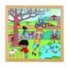 Four seasons wooden puzzle: spring - Educo