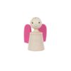 Wooden musical guardian angel in pink - SINA Spielzeug