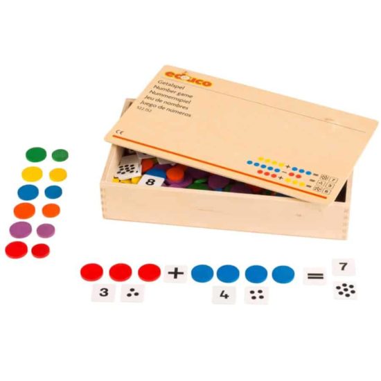 Wooden number game / High quality wooden educational toy - Educo