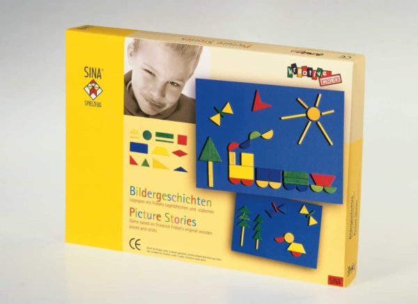 Wooden picture stories game / Froebel creative activity and playing item - SINA Spielzeug