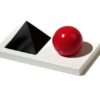 3D wooden grammar symbols: noun & verb / Montessori language material - Nienhuis Montessori