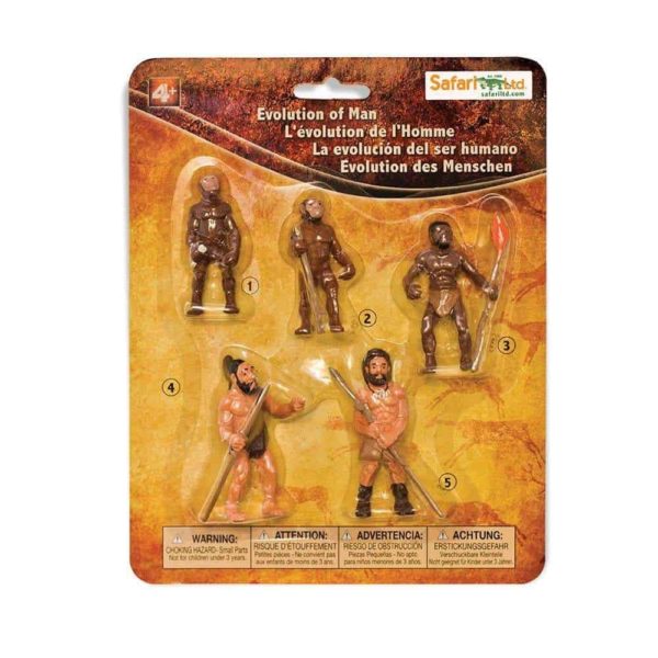 Evolution of Man figurines set - Safari Ltd story of evolution learning toy