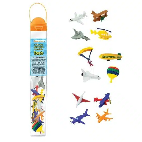 In the sky TOOB / Realistic miniature aviation vehicles Montessori learning toy - Safari Ltd