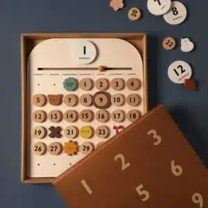 Mon calendrier en bois - Moon Picnic