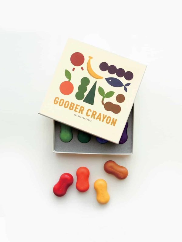 Peanut crayons Non-toxic bean wax crayons Goober Korea