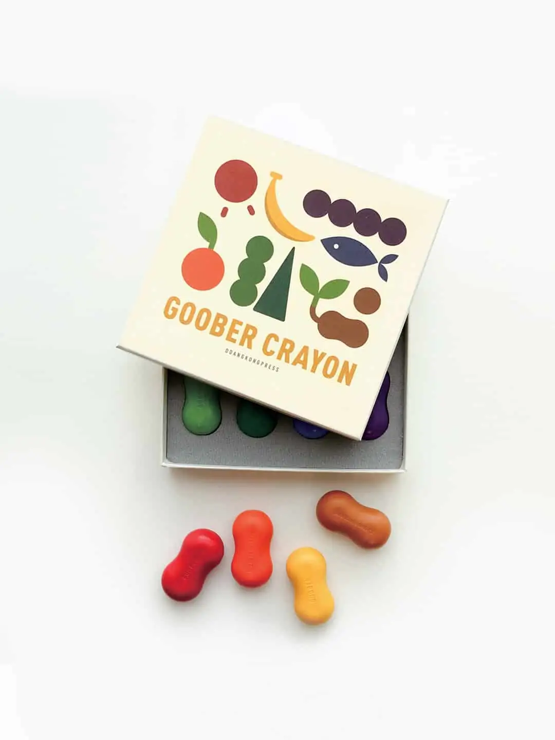 Peanut crayons - Goober - Teia Education & Play