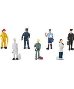 People at work designer TOOB / Realistic miniature professions themed figurines Montessori learning toy - Safari Ltd