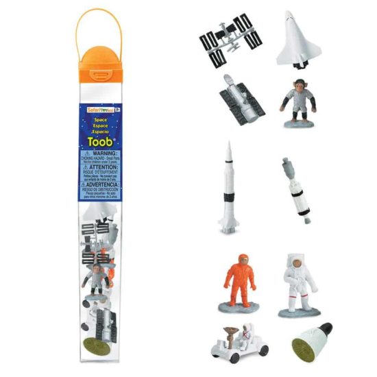 Space TOOB / Realistic miniature space themed figurines Montessori learning toy - Safari Ltd