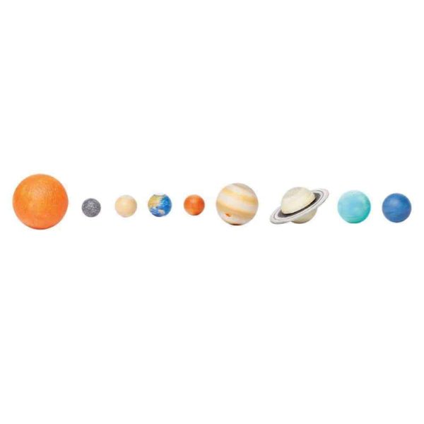 The Solar System : Realistic miniature solar system figurines Montessori learning toy - Safari Ltd2