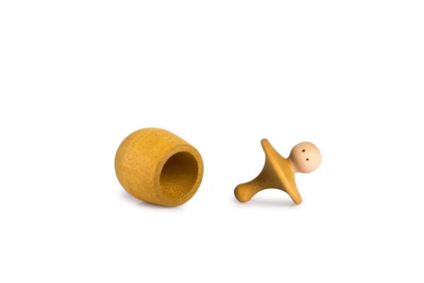 Little Things Gelb Wunschbox Handgefertigtes nachhaltiges Holzspielzeug Grapat simple little things