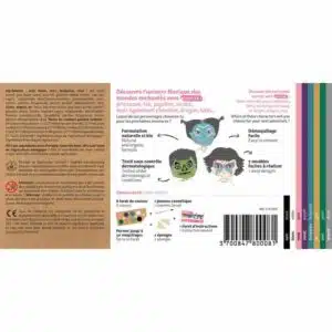 Bio face paint kit for children in enchanted worlds colours - Namaki Cosmetics