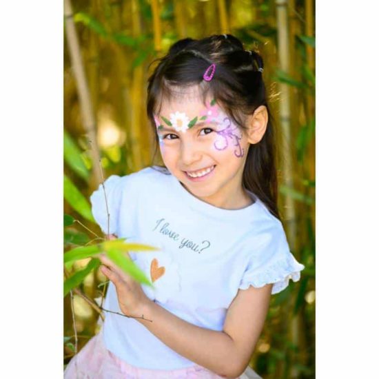 Bio face paint kit for children in enchanted worlds colours - Namaki Cosmetics