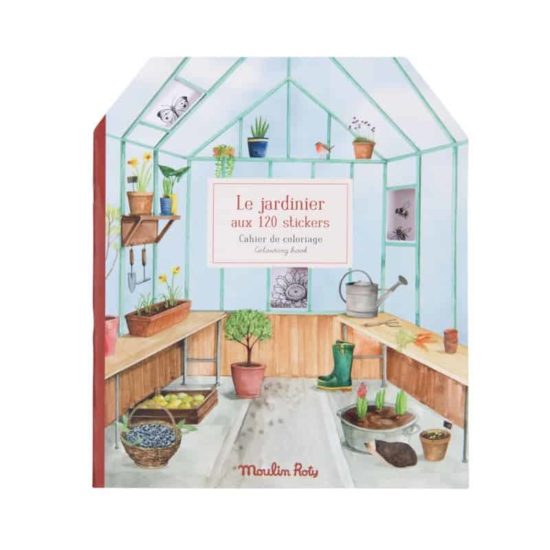 Le Jardin du Moulin Gardener sticker book - Moulin Roty