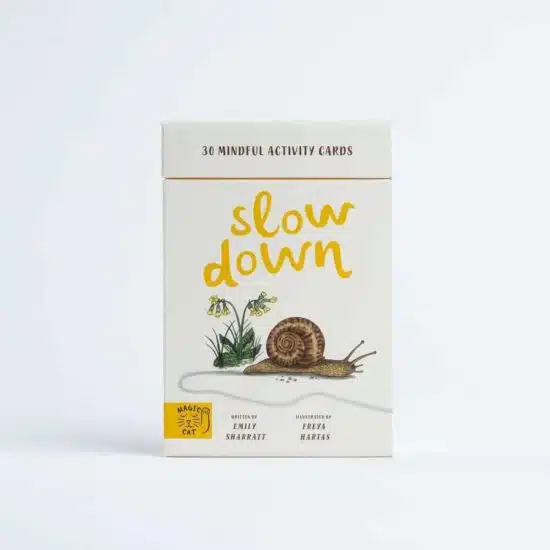 Slow down 30 mindful nature activity cards by Rachel Williams / Games inspired by nature