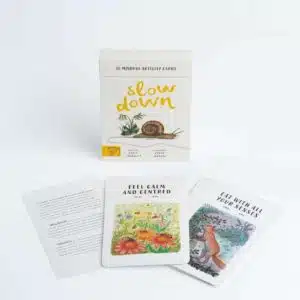 Slow down 30 cartes d'activités en pleine conscience de Rachel Williams