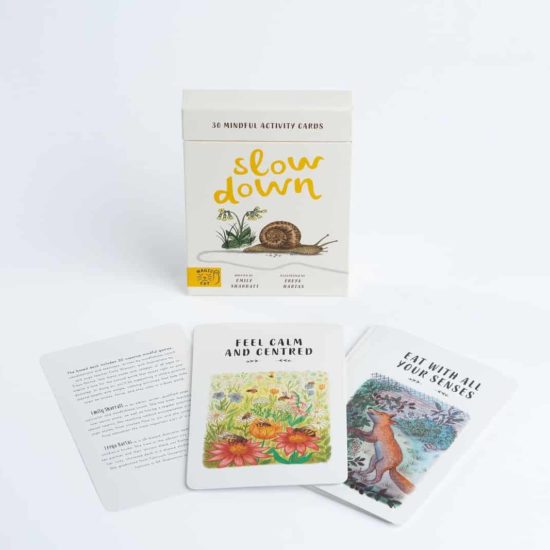Slow down 30 mindful nature activity cards by Rachel Williams