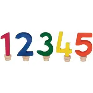 Birthday ring numbers 1-5 - Glückskäfer