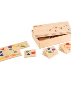 Connect shape and colour wooden educational toy Educo