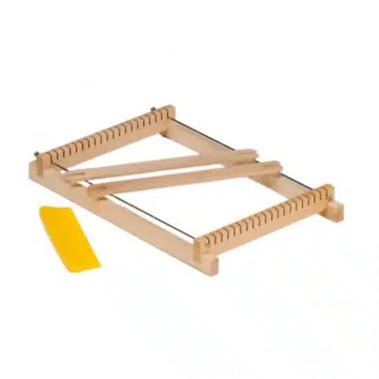 Wooden small weaving frame (loom) / Waldorf handwork tools - Glückskäfer