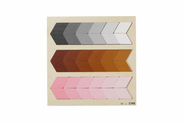 Puzzle colour nuance grey brown pink - Rolf