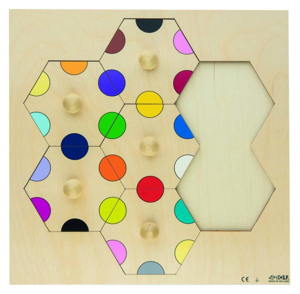 Insert puzzle: colours - Rolf