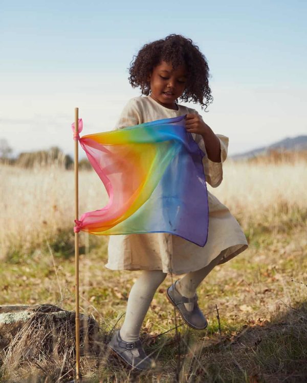 Mini Playsilk enchanted rainbow 53 x 53 cm – Sarah’s Silks