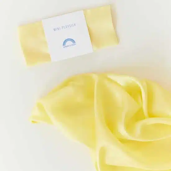Mini Playsilk yellow 53 x 53 cm Sarah's Silks