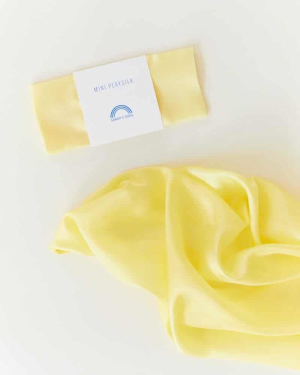 Mini Playsilk yellow 53 x 53 cm Sarah's Silks