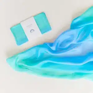 Enchanted Playsilk sea 90 x 90 cm - Sarah's Silks