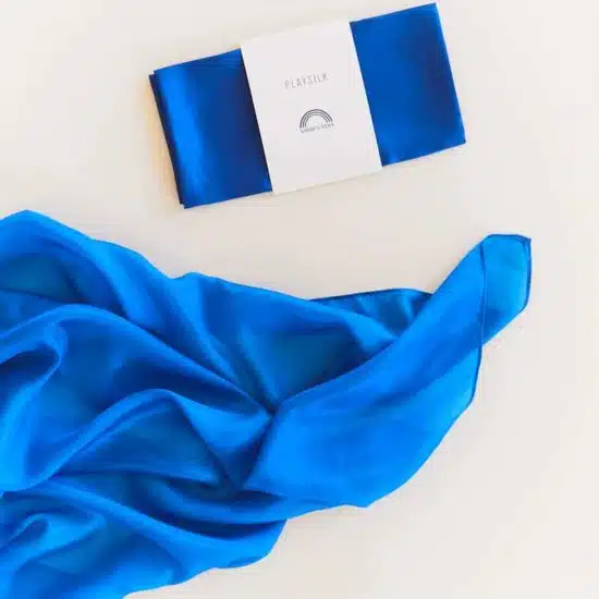Playsilk royal blue 90 x 90 cm - Sarah's Silks