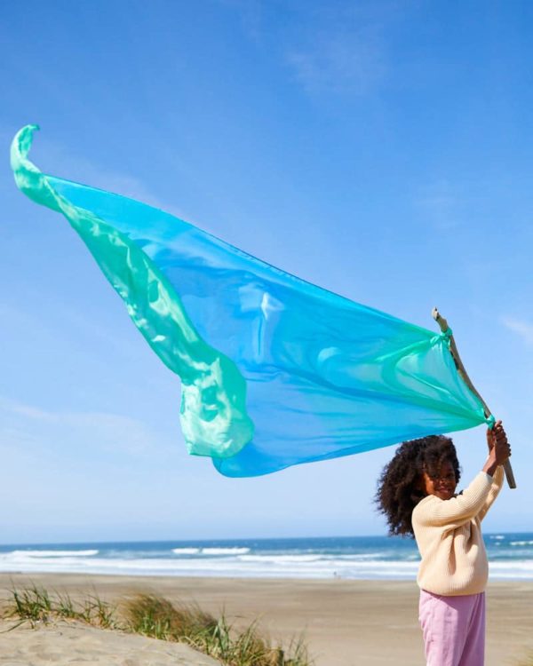 Giant playsilk enchanted sea 90 x 275 cm - Sarah's Silks