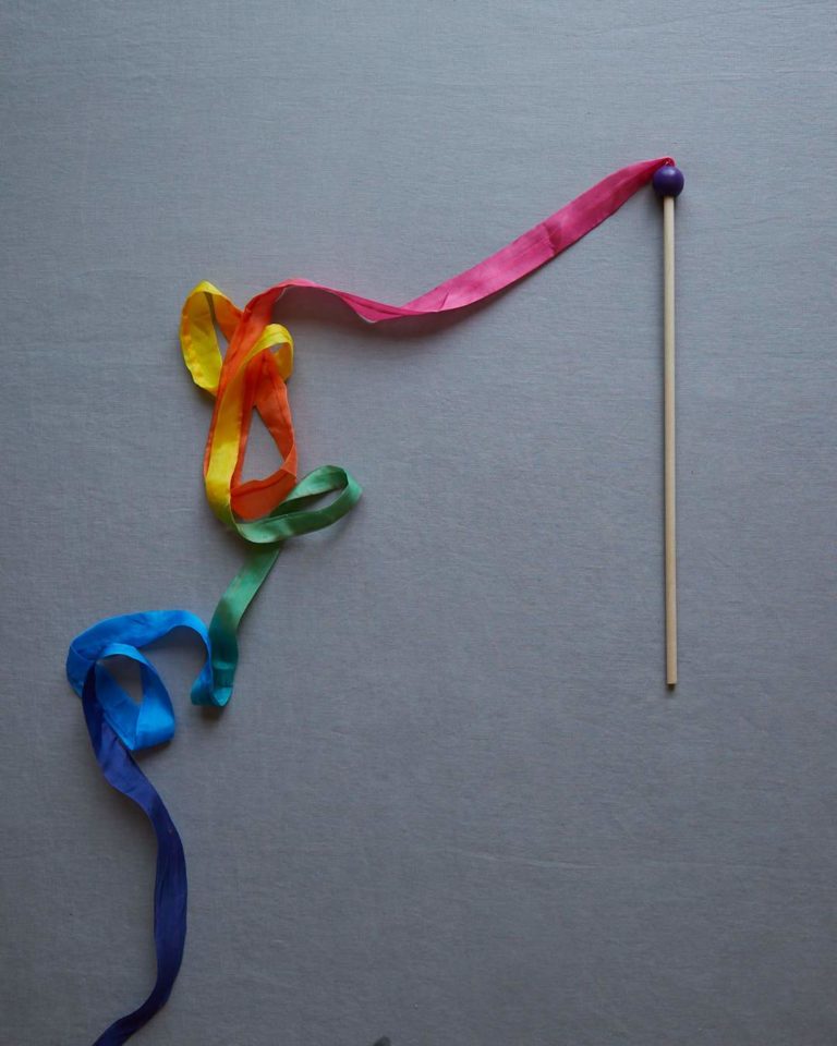 Silk rainbow streamer - Sarah's Silks - Teia Education & Play