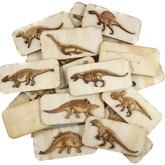 Dinosaur fossil stamps - 5 Little Bears