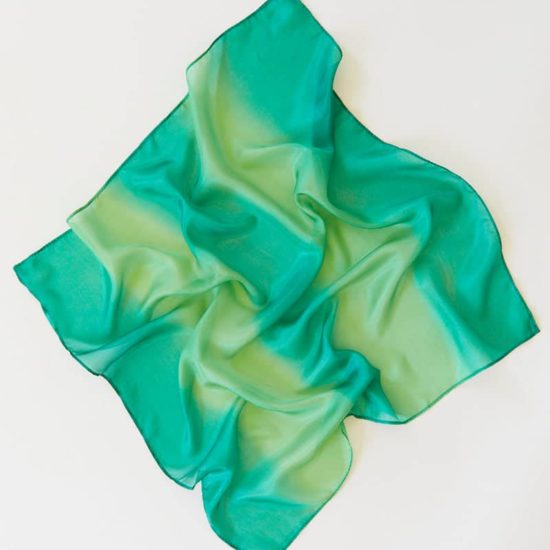 Earth playsilk forest 90 x 90 cm / Waldorf fabric toy - Sarah's Silks
