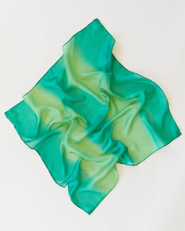 Earth playsilk forest 90 x 90 cm / Waldorf fabric toy - Sarah's Silks