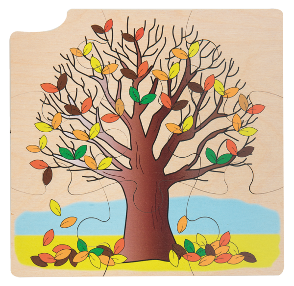 Layer puzzle a tree through the seasons Rolf