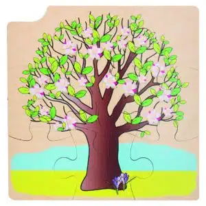 Layer puzzle growth tree - Rolf