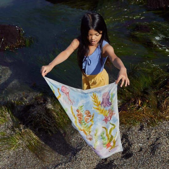 Mini Playsilk kelp forest 53 x 53 cm Sarah’s Silks summer 2021 collection5