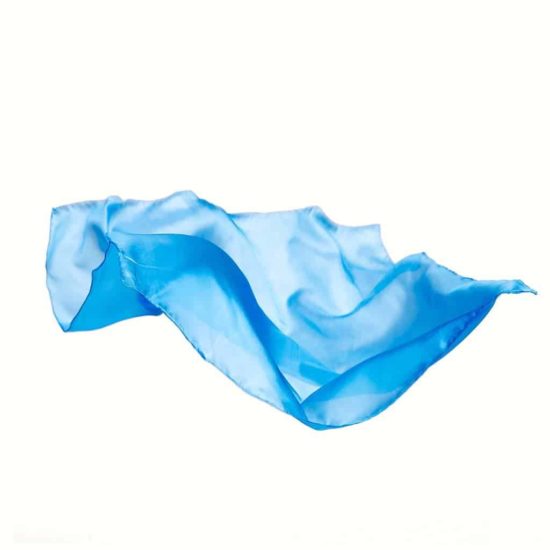 Mini Spielseidentuch Himmelblau 53 x 53 cm - Sarah's Silks