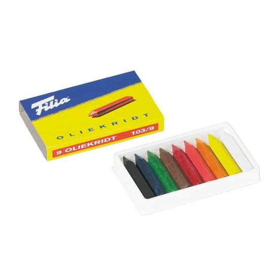 Oil crayons mix (9) / Waldorf art supplies - Filia