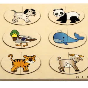Relief puzzle complete the animals - Rolf