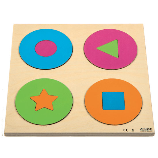 Relief puzzle discover colour and shape circles and shapes Rolf